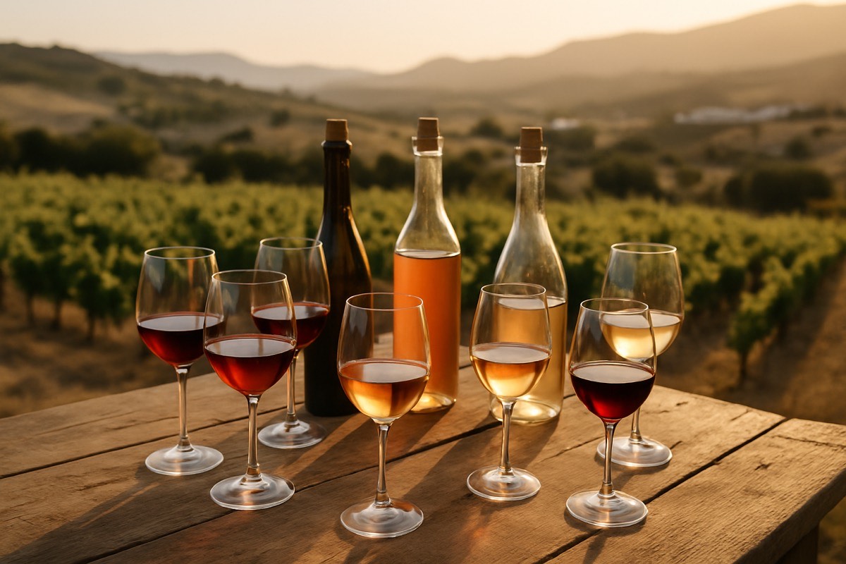 Cata de vinos de la bodega Samsara de Ronda