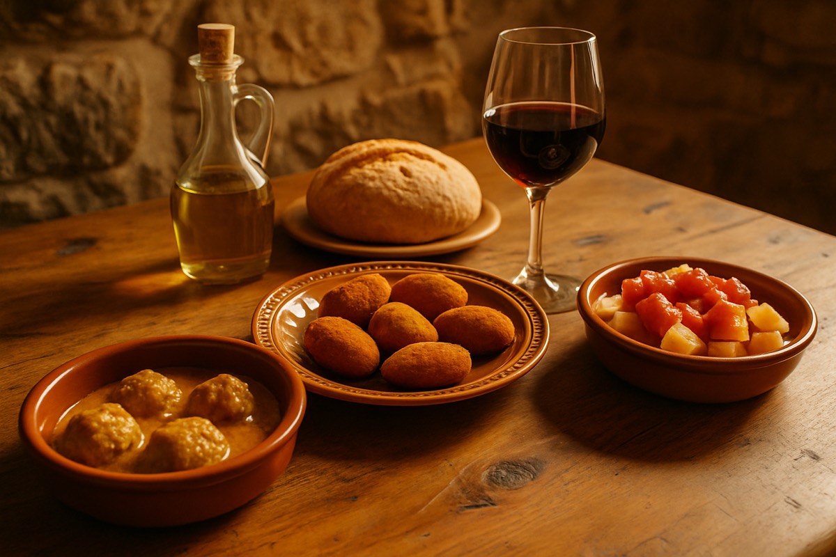 Mesa del restaurante del Hotel Finca Almejí
