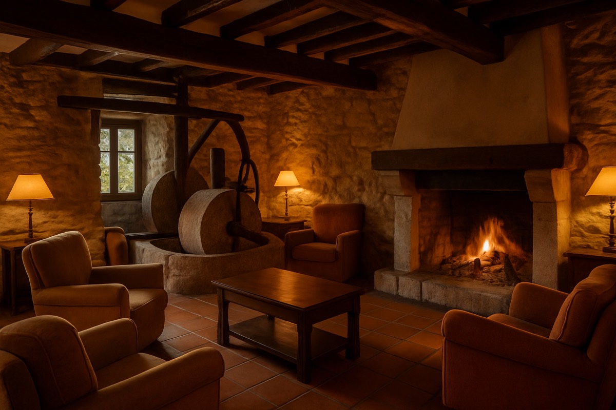 Salones y zonas comunes del Hotel Finca Almejí